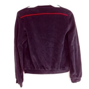 Third Edition Medium Velour Wide neck Inset red Long Sleeve‎ Sweatshirt Vintage